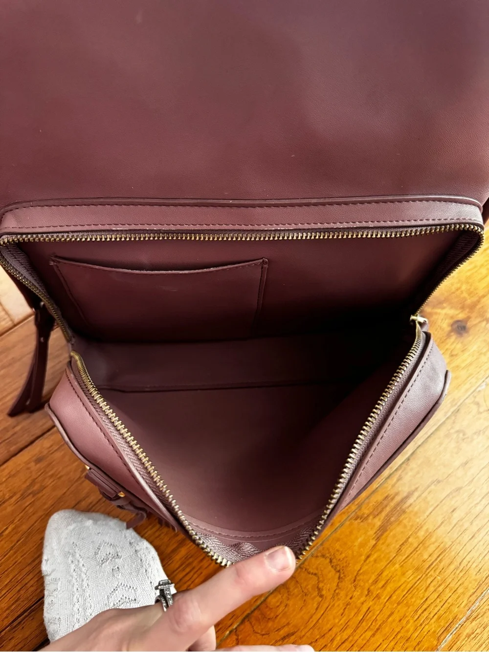 Skip Hop blush pink Baby diaper Backpack with Tassel Accent